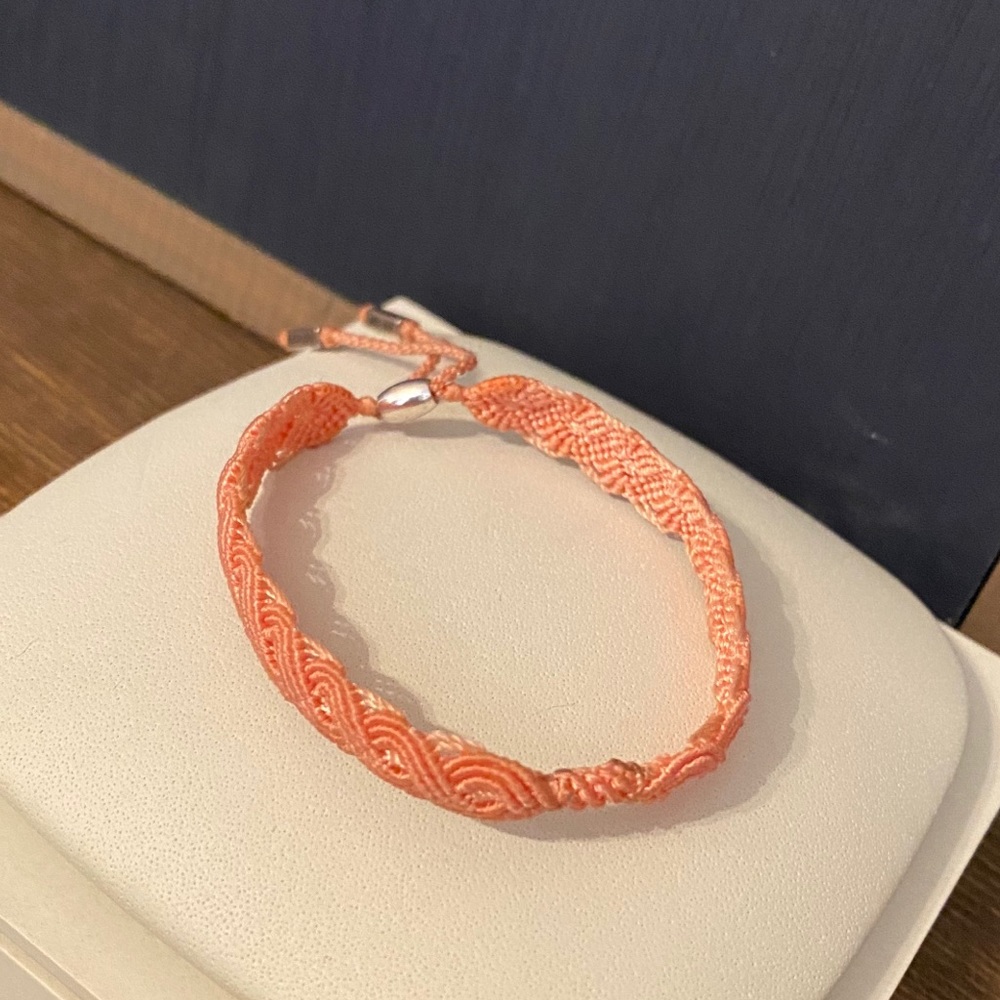HTF PANDORA RETIRED MACRAME BRACELET 590711